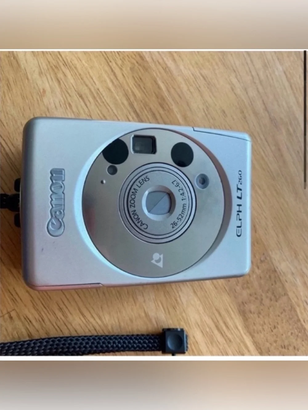 Canon Elph LT 260 APS Point & Shoot Film Camera with Original Case